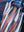 Red & Blue Striped Recycled Tote Bag