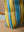 Yellow & Turquoise Striped Recycled Tote Bag