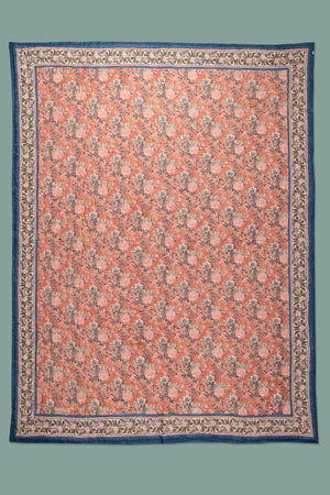 Beatrice Hand Block Print Cotton Quilt