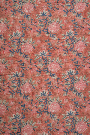 Beatrice Hand Block Print Cotton Quilt