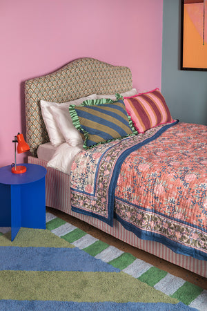 Beatrice Hand Block Print Cotton Quilt