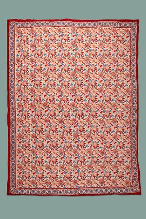 Valentine Hand Block Print Cotton Quilt