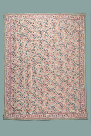 Amelia Hand Block Print Cotton Quilt