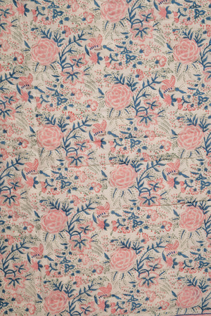 Amelia Hand Block Print Cotton Quilt