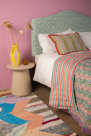 Josephine Hand Block Print Cotton Quilt