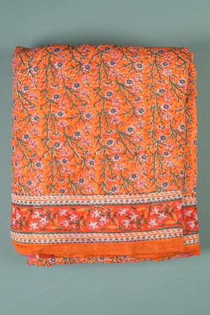 Florence Hand Block Print Cotton Quilt