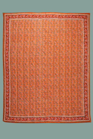 Florence Hand Block Print Cotton Quilt