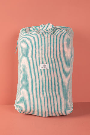 Adeline Hand Block Print Cotton Quilt