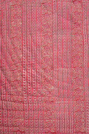 Adeline Hand Block Print Cotton Quilt