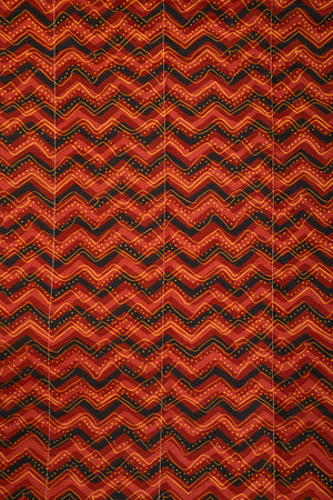 End of Roll Patchwork Reversible Quilt - 02