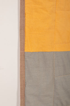 End of Roll Patchwork Reversible Quilt - 04