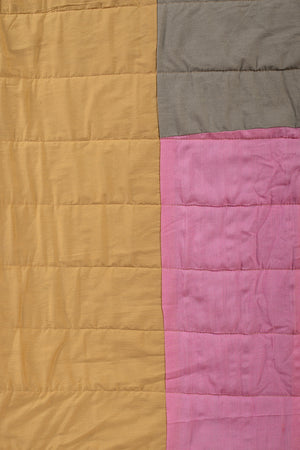 End of Roll Patchwork Reversible Quilt - 05