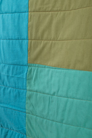 End of Roll Patchwork Reversible Quilt - 07