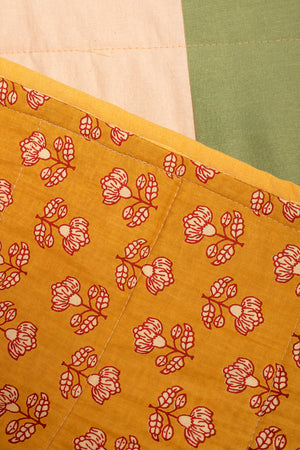 End of Roll Patchwork Reversible Quilt - 09