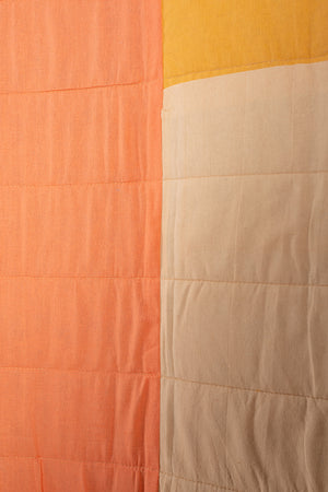 End of Roll Patchwork Reversible Quilt - 13