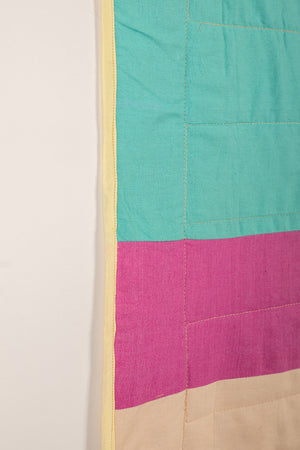 End of Roll Patchwork Reversible Quilt - 13