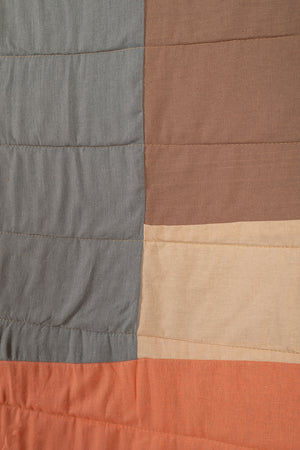 End of Roll Patchwork Reversible Quilt - 14