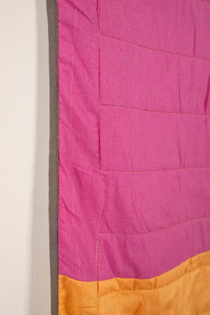 End of Roll Patchwork Reversible Quilt - 15