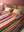 Upcycled Striped Patchwork Reversible Quilt - 01