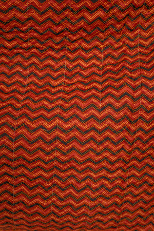 Upcycled Striped Patchwork Reversible Quilt - 07