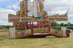 Tiger Metal Fairground Sign