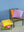 Papaya Block Colour Cotton Cushion Cover