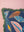 Denim Blue Leaves Embroidered Cushion Cover