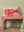 Lobster Embroidered & Tufted Pink Cushion Cover