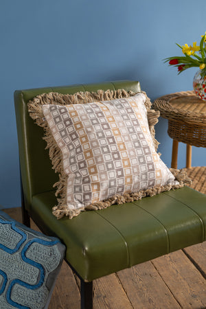 Vernon Embroidered Cushion Cover