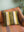 Hunter Green Stripe Block Print Cushion Cover