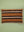 Whiskey Brown Stripe Block Print Cushion Cover