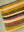 Clay Stripe Block Print Cushion Cover