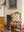 Ochre & Natural Check Block Print Cushion Cover