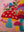 Pink Embroidered Toadstools Cushion Cover