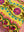 Floral on Yellow Embroidered Cushion Cover
