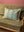 Teal & Mauve Block Print Cotton Cushion Cover