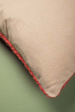 Abstract Texture Embroidered Cushion Cover