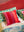 Petal Striped Velvet Cushion Cover