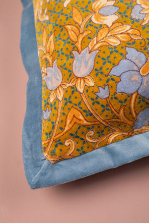Ember Floral Velvet Cushion Cover