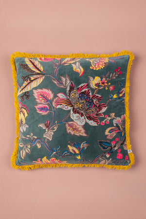 Bloom Floral Velvet Cushion Cover