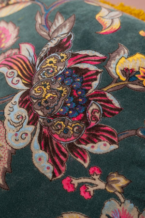 Bloom Floral Velvet Cushion Cover