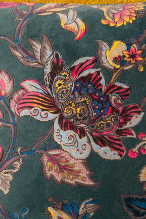 Bloom Floral Velvet Cushion Cover