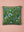 Blue on Green Velvet Floral Embroidered Cushion Cover