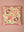 Pink on Buttermilk Floral Velvet Embroidered Cushion Cover