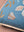 Sky Blue & Pink Hedgerow Embroidered Cushion Cover