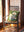 Green Embroidered Flower Velvet Cushion Cover