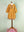 Elizabeth Mustard & Red Hand Block Printed Cotton Tunic