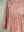 Henrietta Peach Hand Block Printed Cotton Tukdi Dress