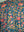 Henrietta Teal Hand Block Printed Cotton Tukdi Dress