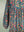 Henrietta Teal Hand Block Printed Cotton Tukdi Dress